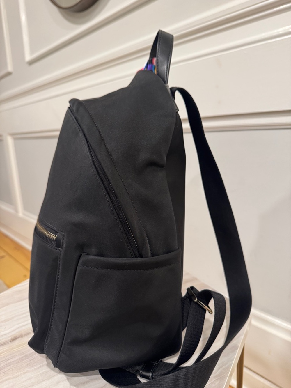 Kate Spade Bag Chelsea Black Nylon Backpack - Picture 6 of 17